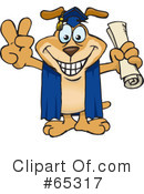 Sparkey Dog Clipart #65317 by Dennis Holmes Designs