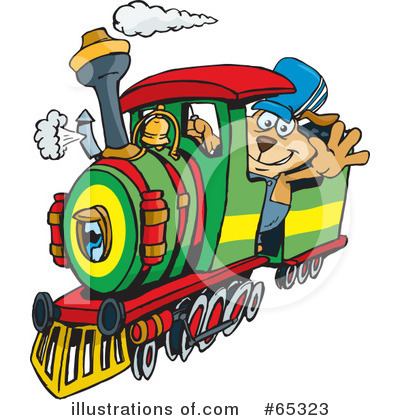 Train Clipart #65323 by Dennis Holmes Designs