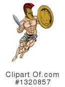 Spartan Clipart #1320857 by AtStockIllustration
