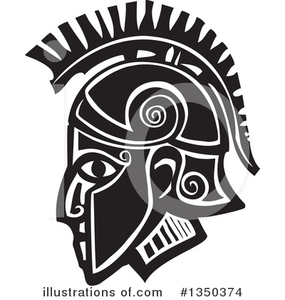 Royalty-Free (RF) Spartan Clipart Illustration by xunantunich - Stock Sample #1350374