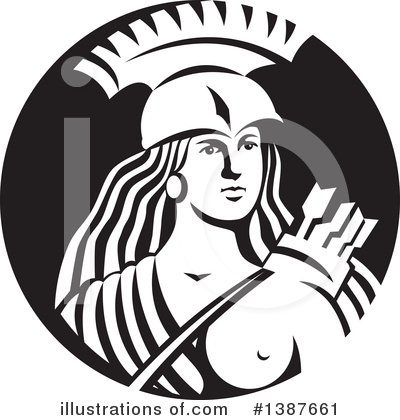 Royalty-Free (RF) Spartan Clipart Illustration by patrimonio - Stock Sample #1387661