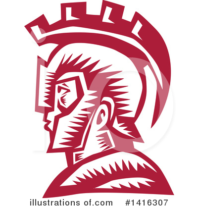 Royalty-Free (RF) Spartan Clipart Illustration by patrimonio - Stock Sample #1416307