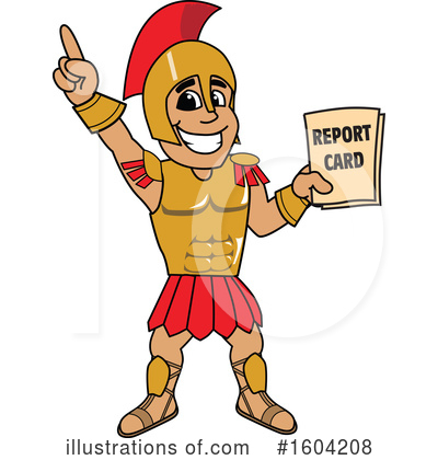Royalty-Free (RF) Spartan Clipart Illustration by Mascot Junction - Stock Sample #1604208