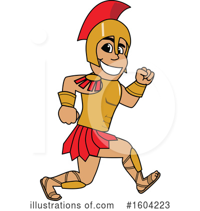 Royalty-Free (RF) Spartan Clipart Illustration by Mascot Junction - Stock Sample #1604223