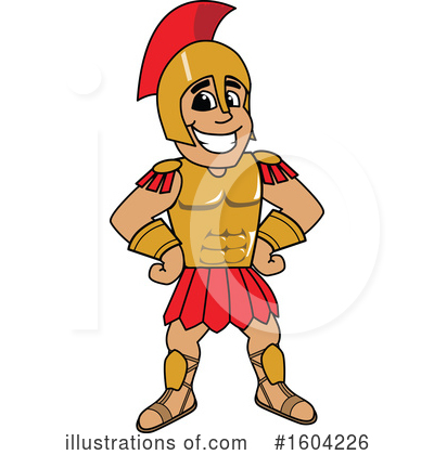 Spartan Clipart #1604226 by Mascot Junction