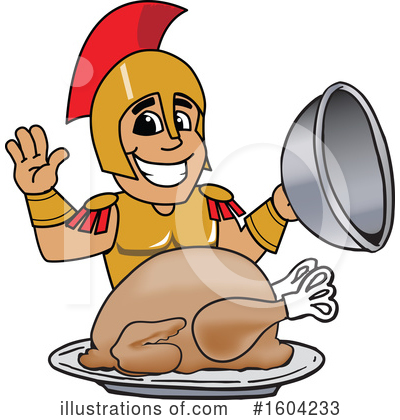 Royalty-Free (RF) Spartan Clipart Illustration by Mascot Junction - Stock Sample #1604233