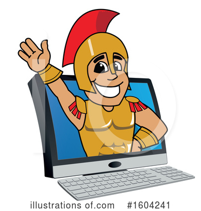 Spartan Clipart #1604241 by Mascot Junction