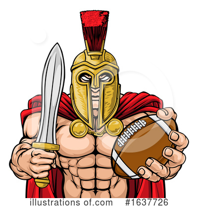 Royalty-Free (RF) Spartan Clipart Illustration by AtStockIllustration - Stock Sample #1637726