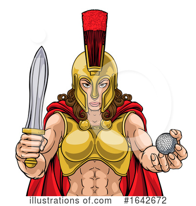 Royalty-Free (RF) Spartan Clipart Illustration by AtStockIllustration - Stock Sample #1642672