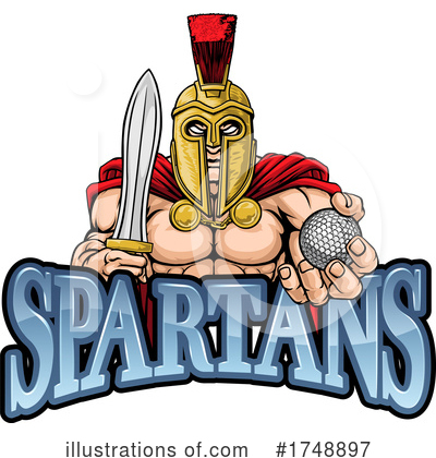 Royalty-Free (RF) Spartan Clipart Illustration by AtStockIllustration - Stock Sample #1748897