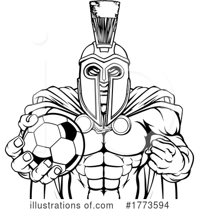 Royalty-Free (RF) Spartan Clipart Illustration by AtStockIllustration - Stock Sample #1773594