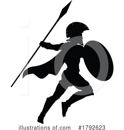 Royalty-Free (RF) Spartan Clipart Illustration by AtStockIllustration - Stock Sample #1792623