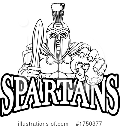 Royalty-Free (RF) Spartans Clipart Illustration by AtStockIllustration - Stock Sample #1750377