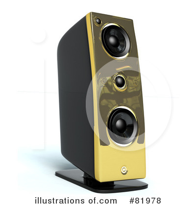 Royalty-Free (RF) Speakers Clipart Illustration by Tonis Pan - Stock Sample #81978