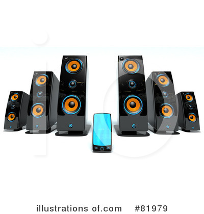 Royalty-Free (RF) Speakers Clipart Illustration by Tonis Pan - Stock Sample #81979