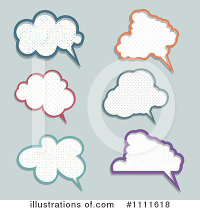 Text Balloons Clipart #1111618 by KJ Pargeter