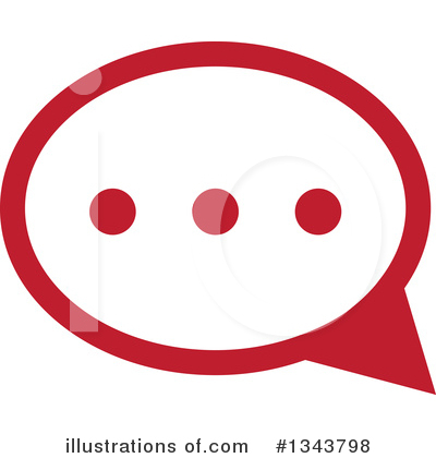 Royalty-Free (RF) Speech Balloon Clipart Illustration by ColorMagic - Stock Sample #1343798