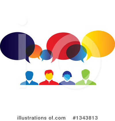 Royalty-Free (RF) Speech Balloon Clipart Illustration by ColorMagic - Stock Sample #1343813