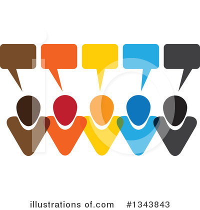 Royalty-Free (RF) Speech Balloon Clipart Illustration by ColorMagic - Stock Sample #1343843