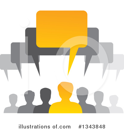 Royalty-Free (RF) Speech Balloon Clipart Illustration by ColorMagic - Stock Sample #1343848