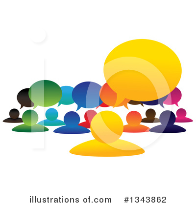 Royalty-Free (RF) Speech Balloon Clipart Illustration by ColorMagic - Stock Sample #1343862