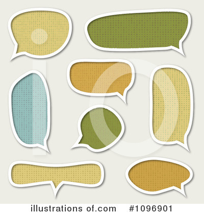 Royalty-Free (RF) Speech Balloons Clipart Illustration by vectorace - Stock Sample #1096901