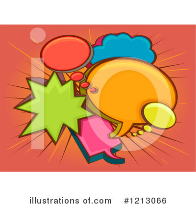 Royalty-Free (RF) Speech Balloons Clipart Illustration by BNP Design Studio - Stock Sample #1213066