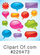 Speech Balloons Clipart #226473 by TA Images