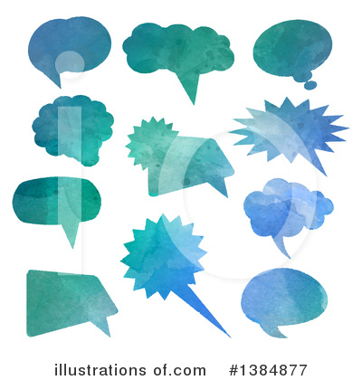 Word Balloons Clipart #1384877 by KJ Pargeter
