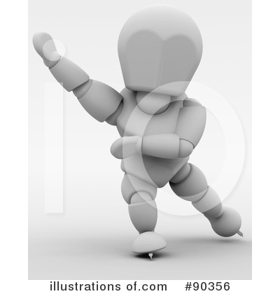 Speed Skating Clipart #90356 by KJ Pargeter