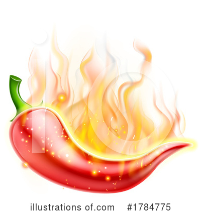 Chili Pepper Clipart #1784775 by AtStockIllustration