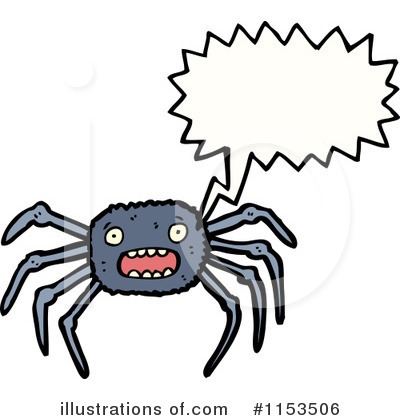 Royalty-Free (RF) Spider Clipart Illustration by lineartestpilot - Stock Sample #1153506
