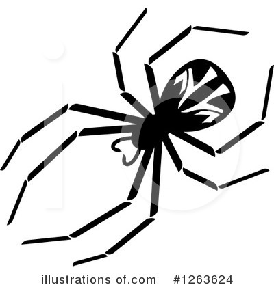 Spiders Clipart #1263624 by Vector Tradition SM