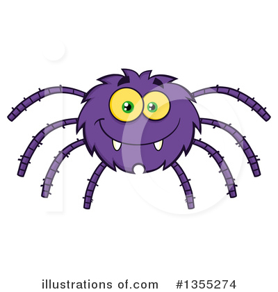 Spiders Clipart #1355274 by Hit Toon