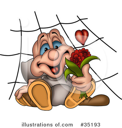 Royalty-Free (RF) Spider Clipart Illustration by dero - Stock Sample #35193