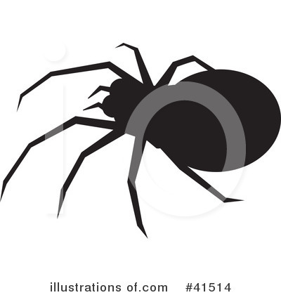 Royalty-Free (RF) Spider Clipart Illustration by Prawny - Stock Sample #41514
