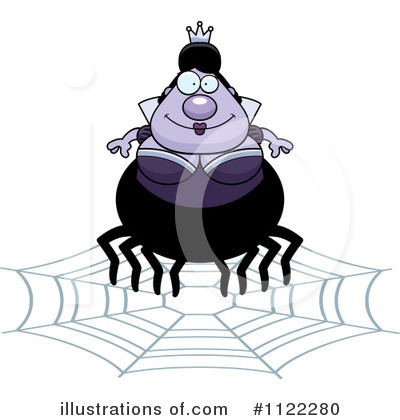 Royalty-Free (RF) Spider Queen Clipart Illustration by Cory Thoman - Stock Sample #1122280