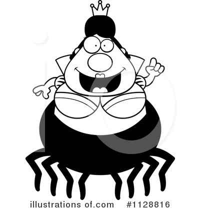 Royalty-Free (RF) Spider Queen Clipart Illustration by Cory Thoman - Stock Sample #1128816