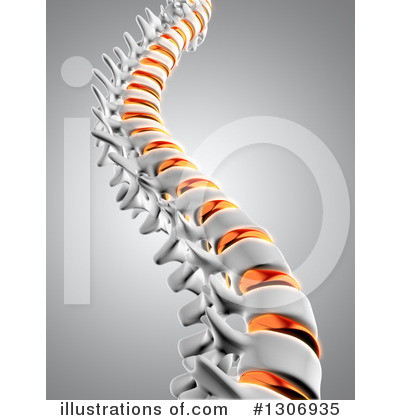 Royalty-Free (RF) Spine Clipart Illustration by KJ Pargeter - Stock Sample #1306935
