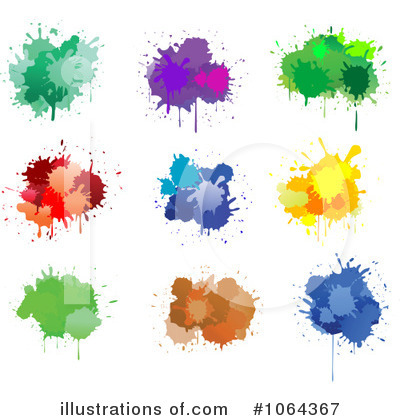 Royalty-Free (RF) Splatter Clipart Illustration by Vector Tradition SM - Stock Sample #1064367