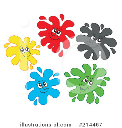 Royalty-Free (RF) Splatter Clipart Illustration by visekart - Stock Sample #214467