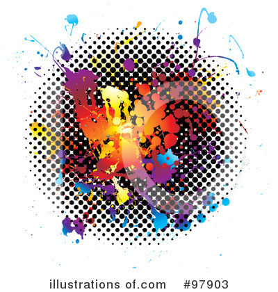 Royalty-Free (RF) Splatter Clipart Illustration by michaeltravers - Stock Sample #97903