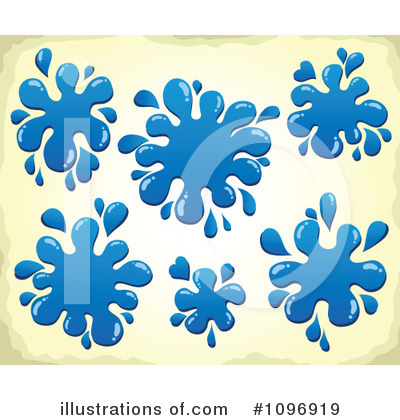 Royalty-Free (RF) Splatters Clipart Illustration by visekart - Stock Sample #1096919