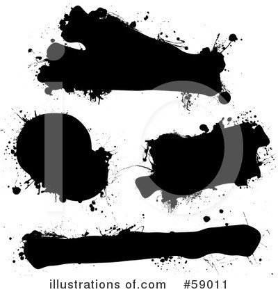 Royalty-Free (RF) Splatters Clipart Illustration by michaeltravers - Stock Sample #59011