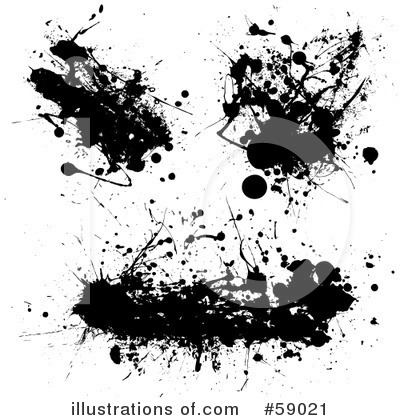 Royalty-Free (RF) Splatters Clipart Illustration by michaeltravers - Stock Sample #59021