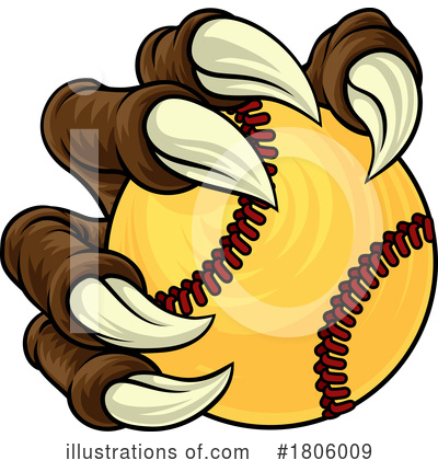 Softball Clipart #1806009 by AtStockIllustration