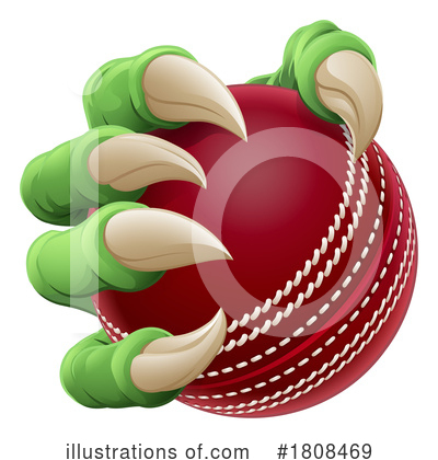 Cricket Ball Clipart #1808469 by AtStockIllustration