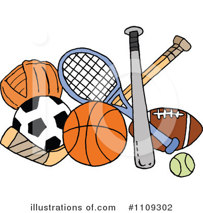 Soccer Clipart #1109302 by LaffToon