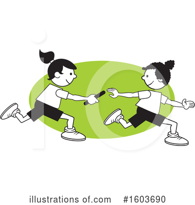 Relay Race Clipart #1603690 by Johnny Sajem