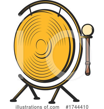 Gongs Clipart #1744410 by Vector Tradition SM